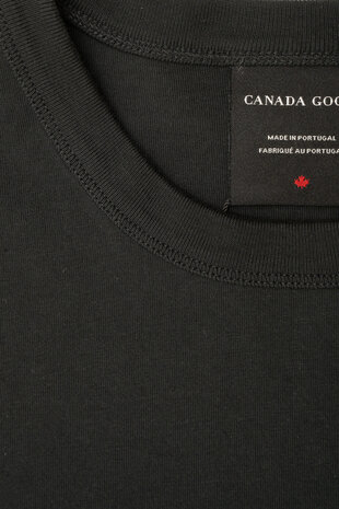 CANADA GOOSE GLADSTONE RELAXED T-SHIRT ZWART CANADA GOOSE GLADSTONE RELAXED T-SHIRT ZWART