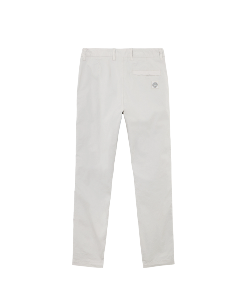 Stone Island STONE ISLAND SUPIMA COTTON TWILL STRETCH-TC BROEK GRIJS