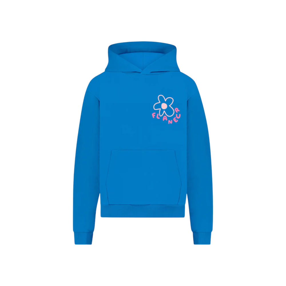 FLÂNEUR BLOSSOM HOODIE BLAUW FLÂNEUR BLOSSOM HOODIE BLAUW