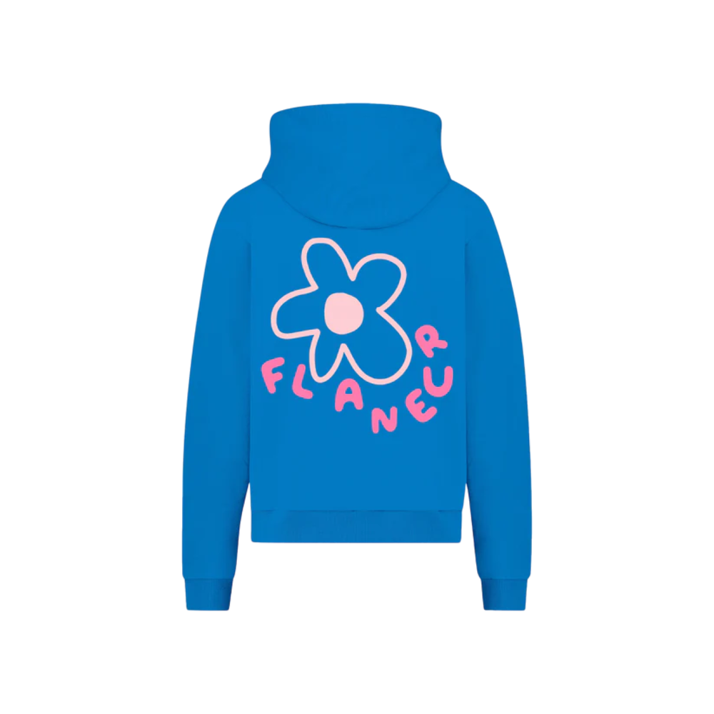 FLÂNEUR BLOSSOM HOODIE BLAUW FLÂNEUR BLOSSOM HOODIE BLAUW
