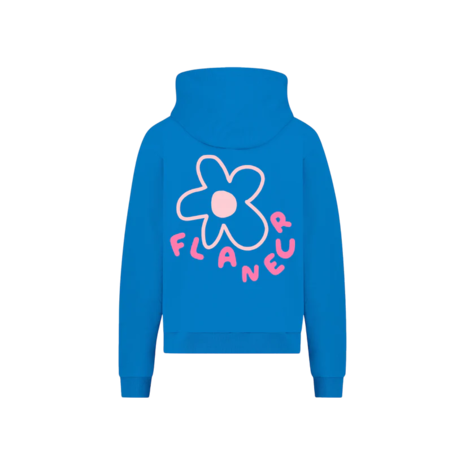 FLÂNEUR BLOSSOM HOODIE BLAUW FLÂNEUR BLOSSOM HOODIE BLAUW