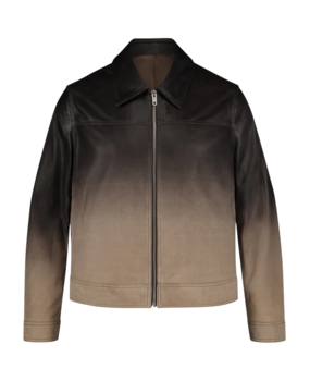 FLÂNEUR LEATHER MOTO JACKET BRUIN FLÂNEUR LEATHER MOTO JACKET BRUIN