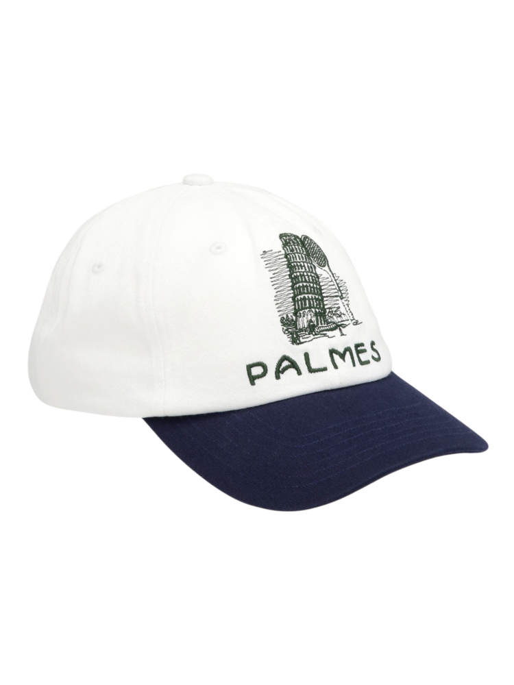 PALMES TENNIS SOCIETY TOWER 6-PANEL CAP WIT PALMES TENNIS SOCIETY TOWER 6-PANEL CAP WIT