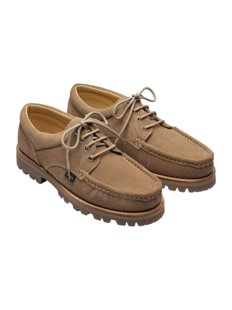 PARABOOT THIERS BOAT SHOE MUSCADE SUEDE BEIGE PARABOOT THIERS BOAT SHOE MUSCADE SUEDE BEIGE