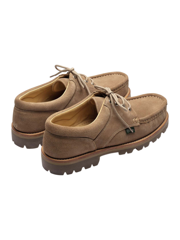 PARABOOT THIERS BOAT SHOE MUSCADE SUEDE BEIGE PARABOOT THIERS BOAT SHOE MUSCADE SUEDE BEIGE