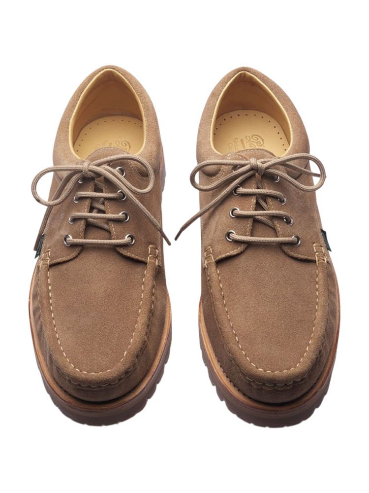 PARABOOT THIERS BOAT SHOE MUSCADE SUEDE BEIGE PARABOOT THIERS BOAT SHOE MUSCADE SUEDE BEIGE