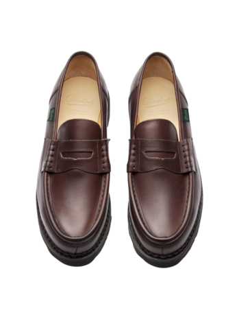 PARABOOT REIMS LOAFER LISSE CAFÉ BRUIN