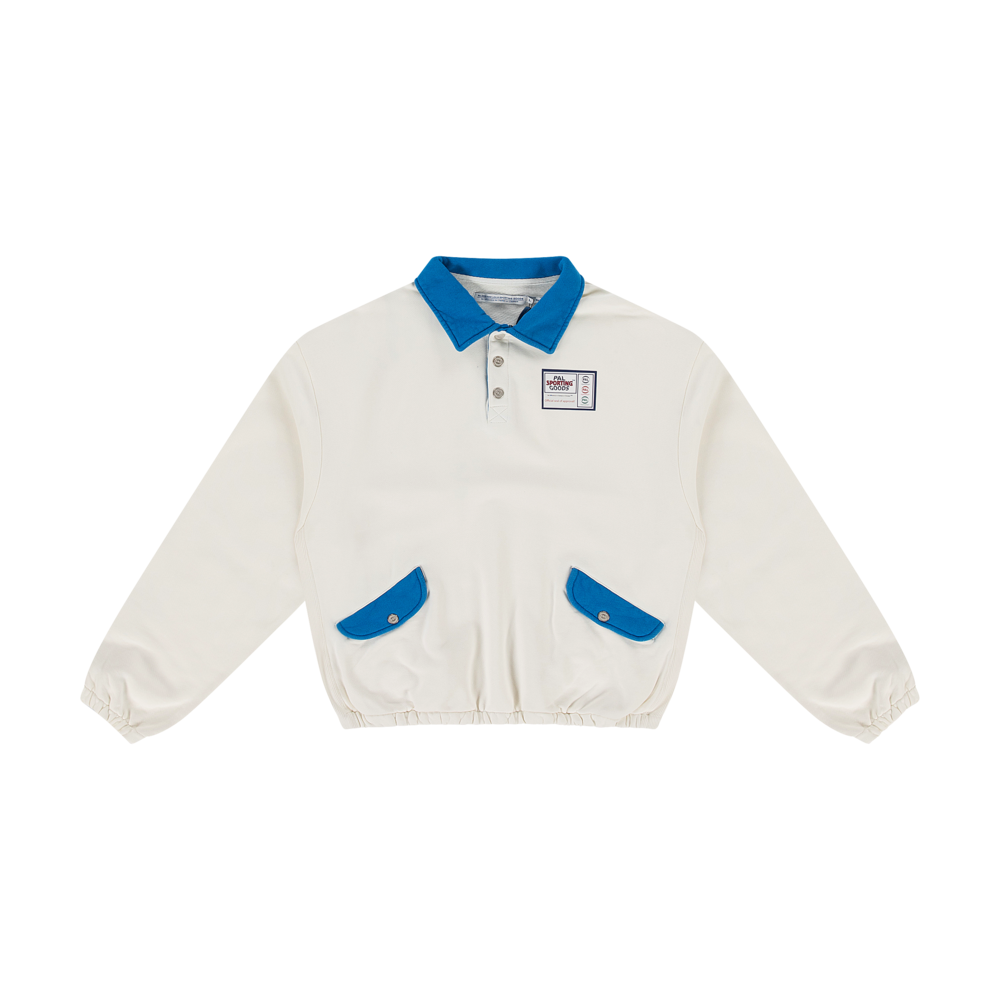 PAL SPORTING GOODS RIVER RATS BUTTON DOWN HALF ZIP SWEATER WIT PAL SPORTING GOODS RIVER RATS BUTTON DOWN HALF ZIP SWEATER WIT