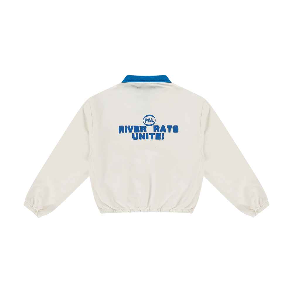 PAL SPORTING GOODS RIVER RATS BUTTON DOWN HALF ZIP SWEATER WIT PAL SPORTING GOODS RIVER RATS BUTTON DOWN HALF ZIP SWEATER WIT