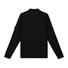 Stone Island STONE ISLAND GHOST PIECE LIGHT RWS PURE WOOL PULLOVER ZWART