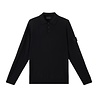 Stone Island STONE ISLAND GHOST PIECE LIGHT RWS PURE WOOL PULLOVER ZWART