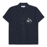 PALMES TENNIS GARDENS SHORT SLEEVED SHIRT MARINE