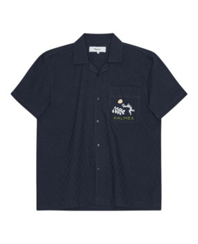 Palmes PALMES TENNIS GARDENS SHORT SLEEVED SHIRT MARINE