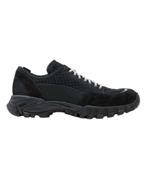 DIEMME POSSAGNO BLACK SUEDE SNEAKER ZWART