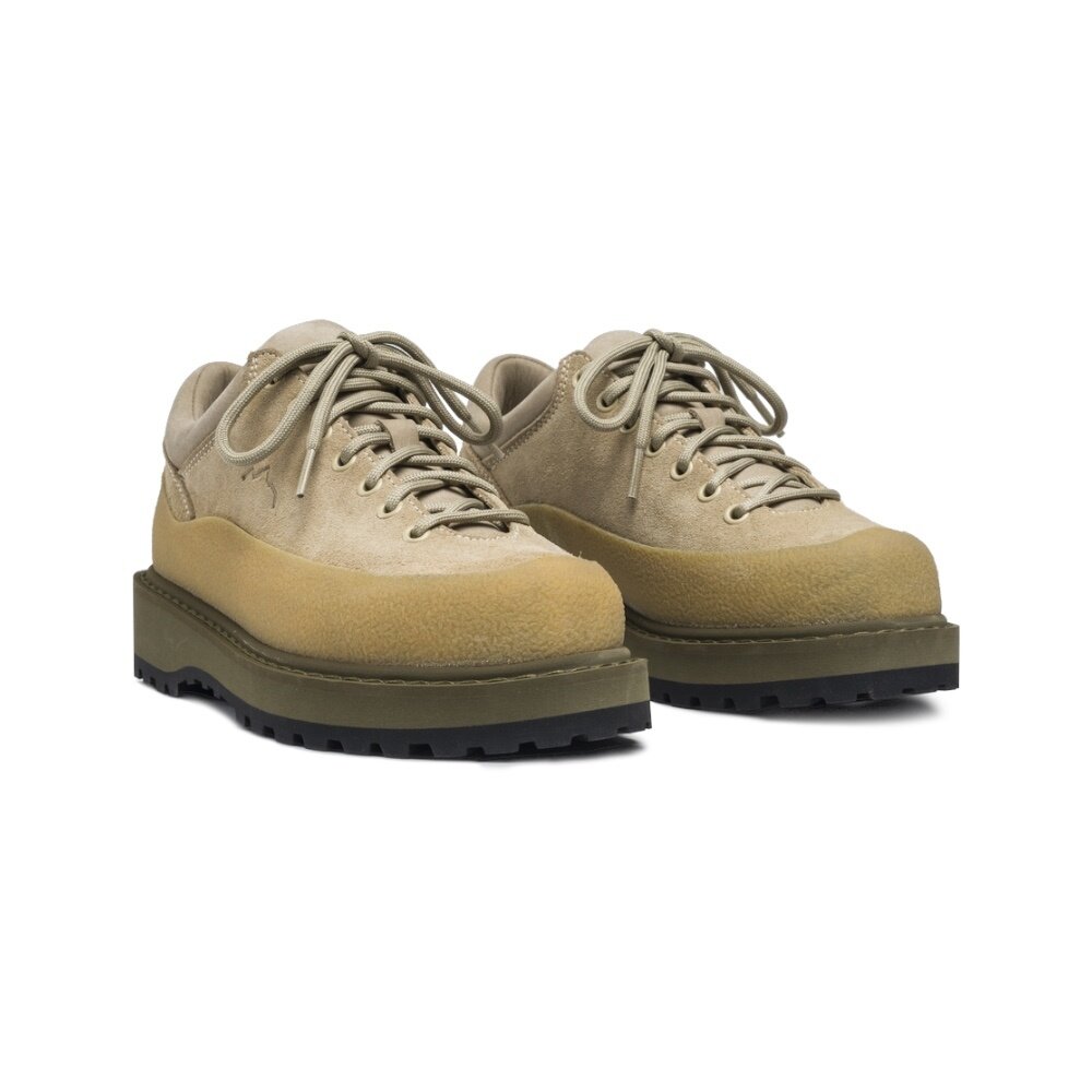 DIEMME CORNARO EYELETS LIGHT TAUPE SUEDE