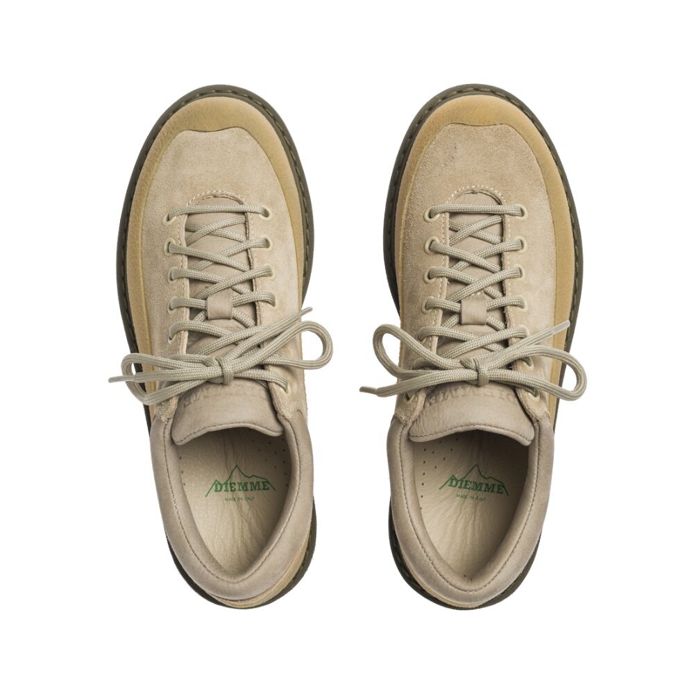 DIEMME CORNARO EYELETS LIGHT TAUPE SUEDE