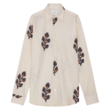NN.07 FREDDY PRINT SHIRT IVORY
