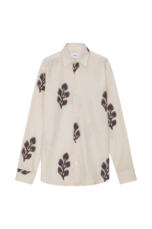 NN.07 FREDDY PRINT SHIRT IVORY NN.07 FREDDY PRINT SHIRT IVORY
