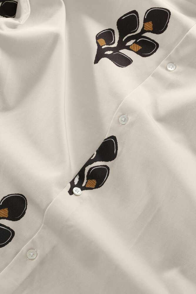 NN.07 FREDDY PRINT SHIRT IVORY NN.07 FREDDY PRINT SHIRT IVORY