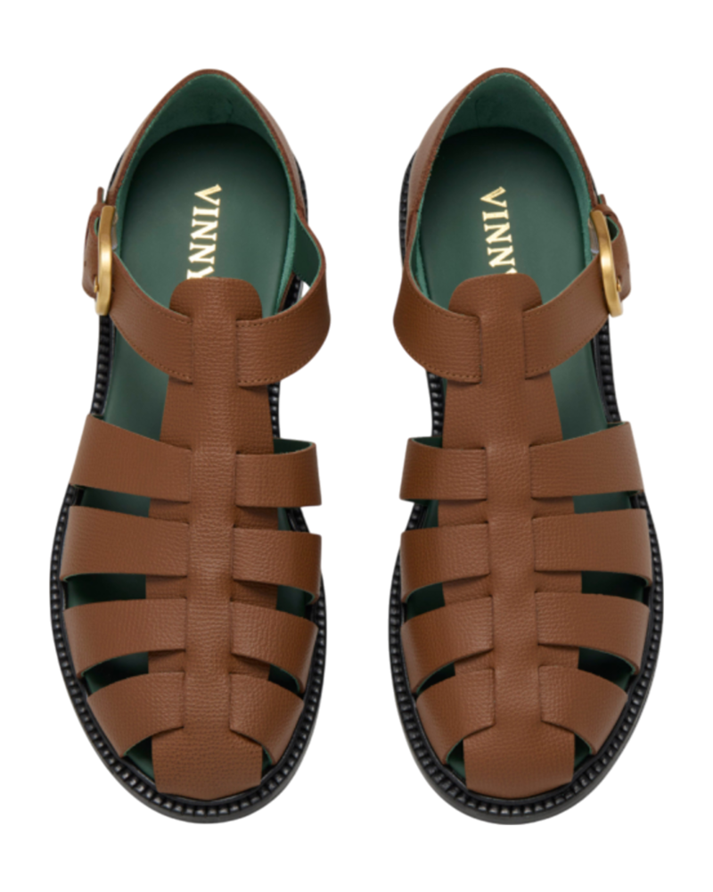 Vinny's VINNY'S FISHERMAN SANDALEN COGNAC Vinny's VINNY'S FISHERMAN SANDALEN COGNAC