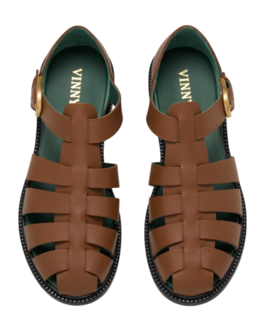 Vinny's VINNY'S FISHERMAN SANDALEN COGNAC Vinny's VINNY'S FISHERMAN SANDALEN COGNAC