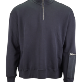 TEN C FELPA POLO SWEATER ZWART