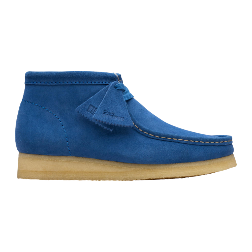 CLARKS WALLABEE BOOT SUÈDE BLAUW CLARKS WALLABEE BOOT SUÈDE BLAUW
