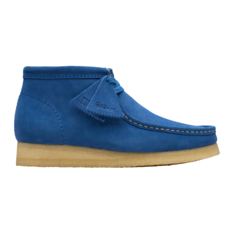 CLARKS WALLABEE BOOT SUÈDE BLAUW CLARKS WALLABEE BOOT SUÈDE BLAUW
