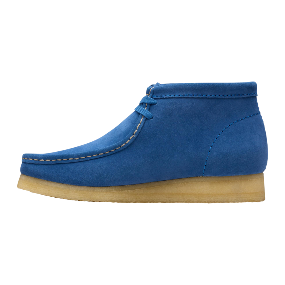 CLARKS WALLABEE BOOT SUÈDE BLAUW CLARKS WALLABEE BOOT SUÈDE BLAUW