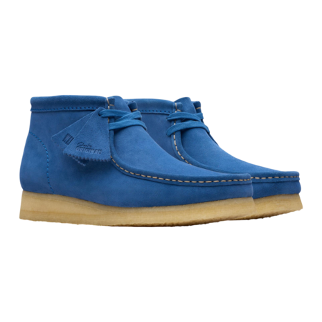 CLARKS WALLABEE BOOT SUÈDE BLAUW CLARKS WALLABEE BOOT SUÈDE BLAUW