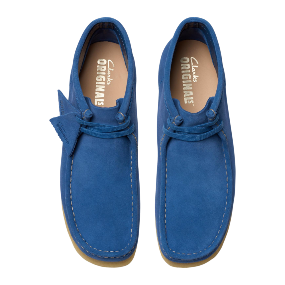 CLARKS WALLABEE BOOT SUÈDE BLAUW CLARKS WALLABEE BOOT SUÈDE BLAUW