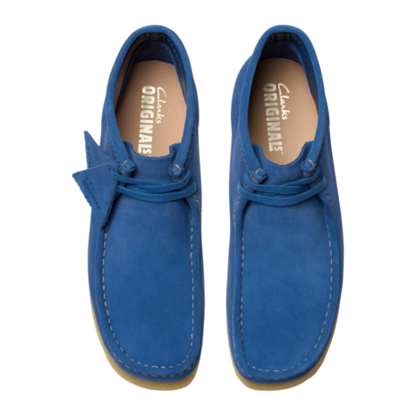 CLARKS WALLABEE BOOT SUÈDE BLAUW CLARKS WALLABEE BOOT SUÈDE BLAUW