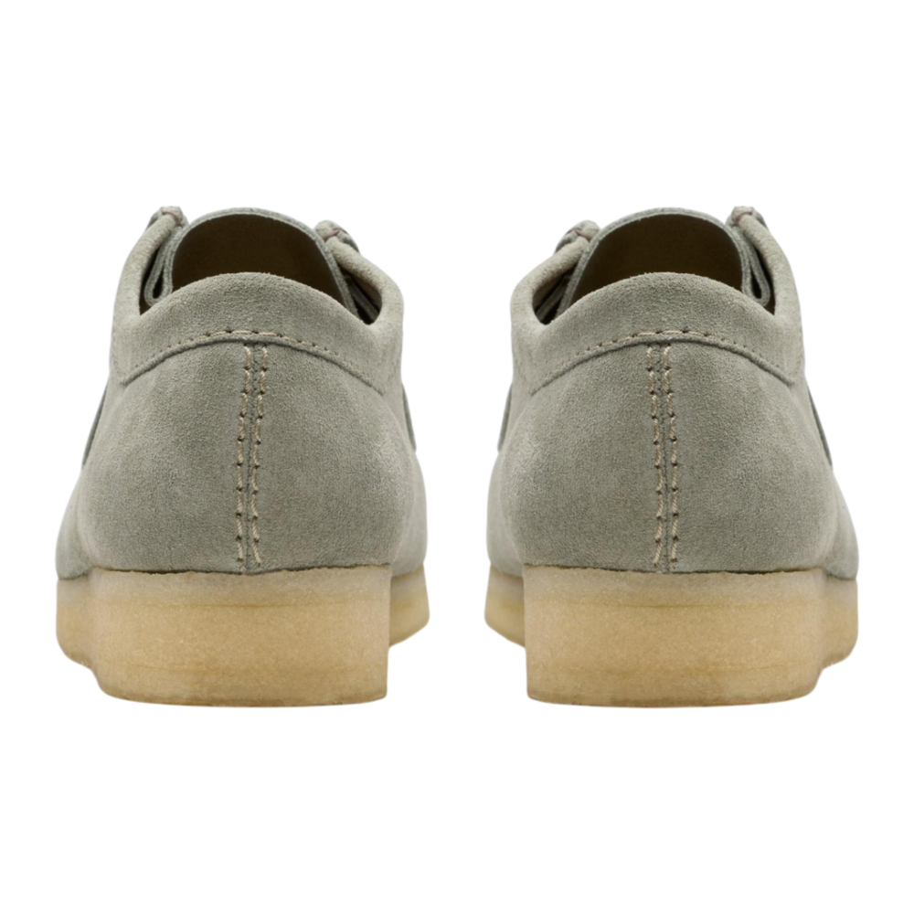 CLARKS WALLABEE WEAVE SUÈDE GRIJSGROEN