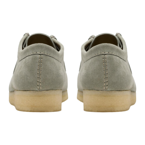 CLARKS WALLABEE WEAVE SUÈDE GRIJSGROEN