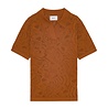 NN07 NN.07 RYAN JACQUARD POLO CARAMEL NN07 NN.07 RYAN JACQUARD POLO CARAMEL