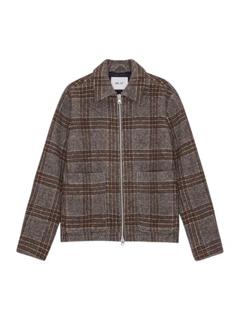 NN.07 DEAN CHECKERED JACKET BRUIN NN.07 DEAN CHECKERED JACKET BRUIN