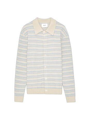 NN07 NN.07 JACKIE POLO CARDIGAN MULTICOLOUR