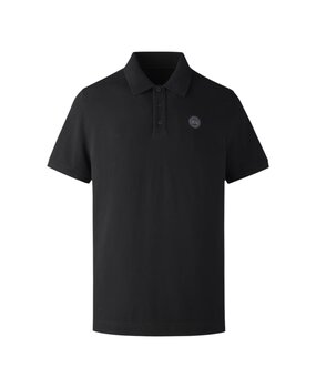 Canada Goose CANADA GOOSE BECKLEY POLO BLACK LABEL ZWART