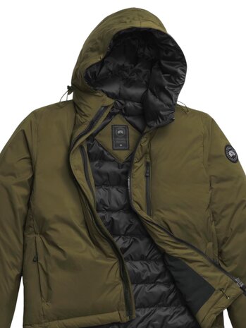 Canada Goose CANADA GOOSE LODGE HOODY BLACK LABEL JACK MILITARY GREEN