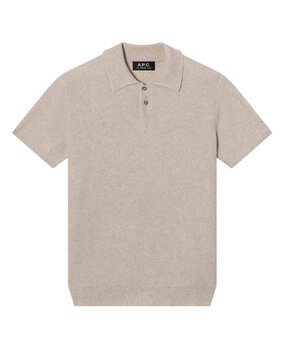 A.P.C. A.P.C. PARIS JAY POLO SHIRT BEIGE