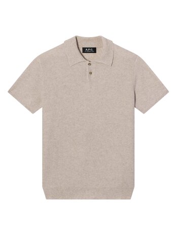 A.P.C. A.P.C. PARIS JAY POLO SHIRT BEIGE
