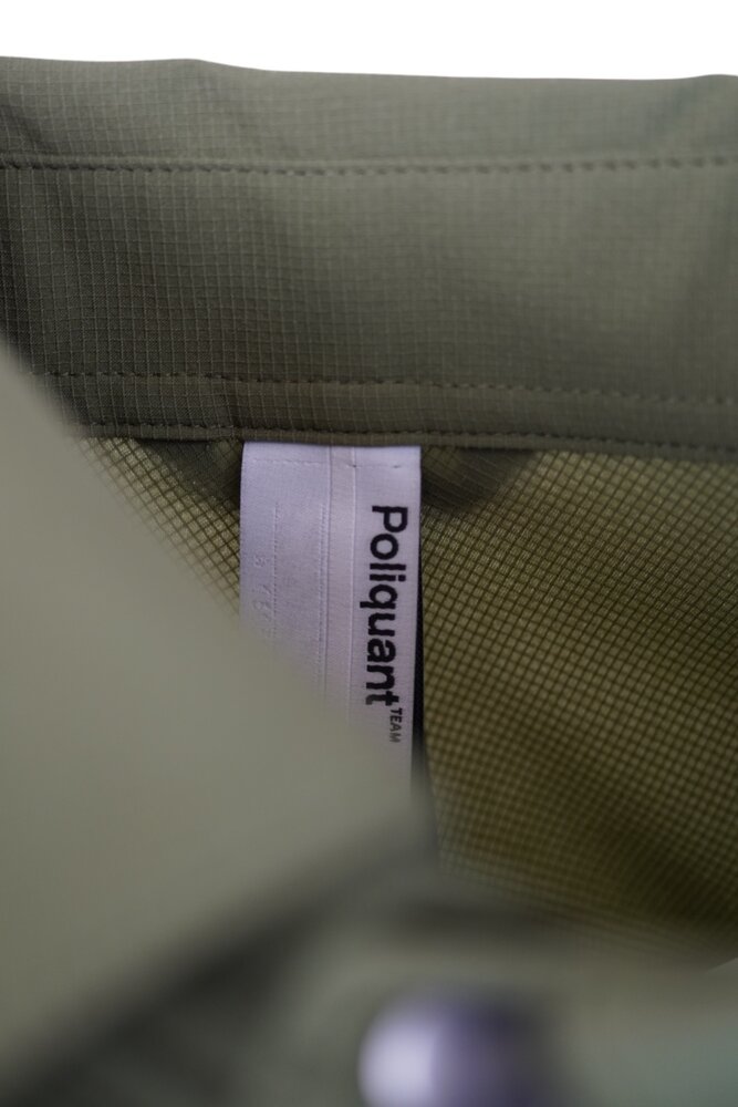 Poliquant POLIQUANT MULTI-POCKET SHORT SLEEVE SHIRT GROEN