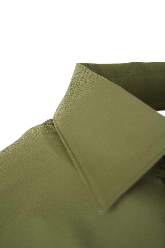 Poliquant POLIQUANT MULTI-POCKET SHORT SLEEVE SHIRT GROEN