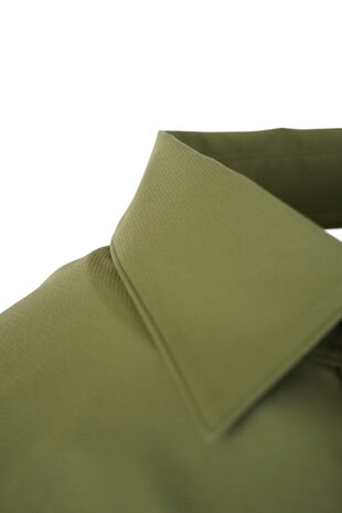 Poliquant POLIQUANT MULTI-POCKET SHORT SLEEVE SHIRT GROEN