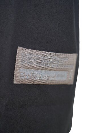 Poliquant POLIQUANT HALF-ZIP SHIRT ZWART