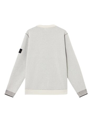 STONE ISLAND DOUBLE FACE PULLOVER CREME STONE ISLAND DOUBLE FACE PULLOVER CREME