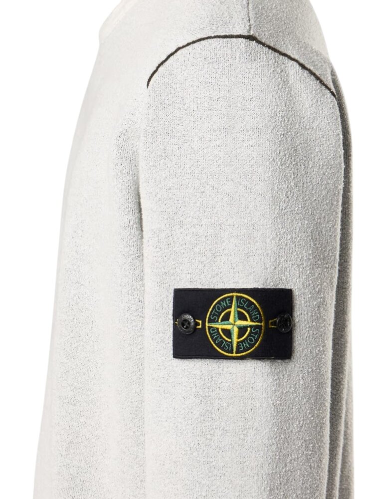 STONE ISLAND DOUBLE FACE PULLOVER CREME STONE ISLAND DOUBLE FACE PULLOVER CREME