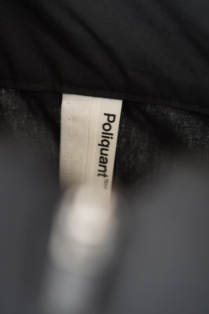 Poliquant POLIQUANT HALF-ZIP SHIRT ZWART