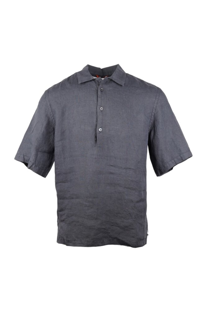 Barena Venezia BARENA VENEZIA MOLA TELINO SHIRT PIOMBO