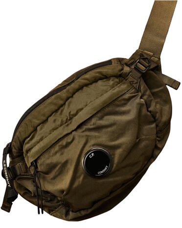 C.P. Company C.P. COMPANY NYLON-B CROSSBODY WAISTBAG GROEN